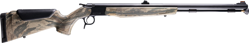 CVA PR2047N Optima 50 Cal 26" Black Nitride Fluted Barrel, Black Nitride Drilled & Tapped Steel Receiver, Fixed Realtree Legacy Synthetic Stock, Fiber Optic Sights