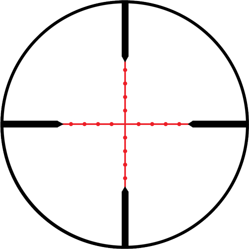 Truglo Tru-Brite Extreme Tactical Compact Rifle Scope with Rings - 4x32mm Dual Color Illum. Mil-Dot 4" Matte