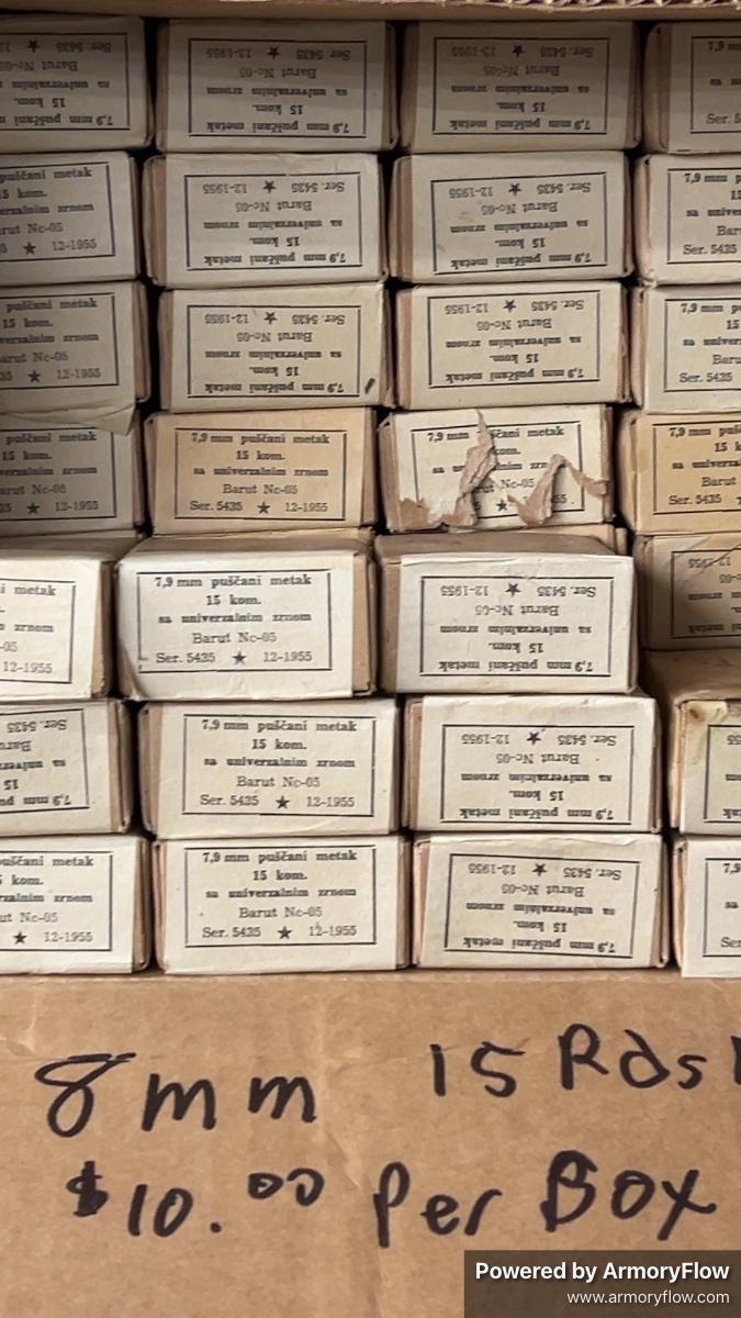 Mauser 8mm Mauser Ammunition