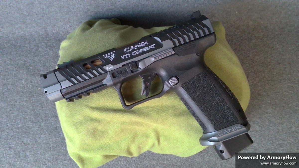 Canik Canik TTI Combat 9mm 4.6" Barrel 18rd Smoke