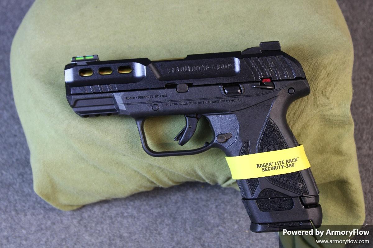 Ruger Ruger Security-380 Black / Gold .380 ACP 3.42" Barrel 10/15-Rounds