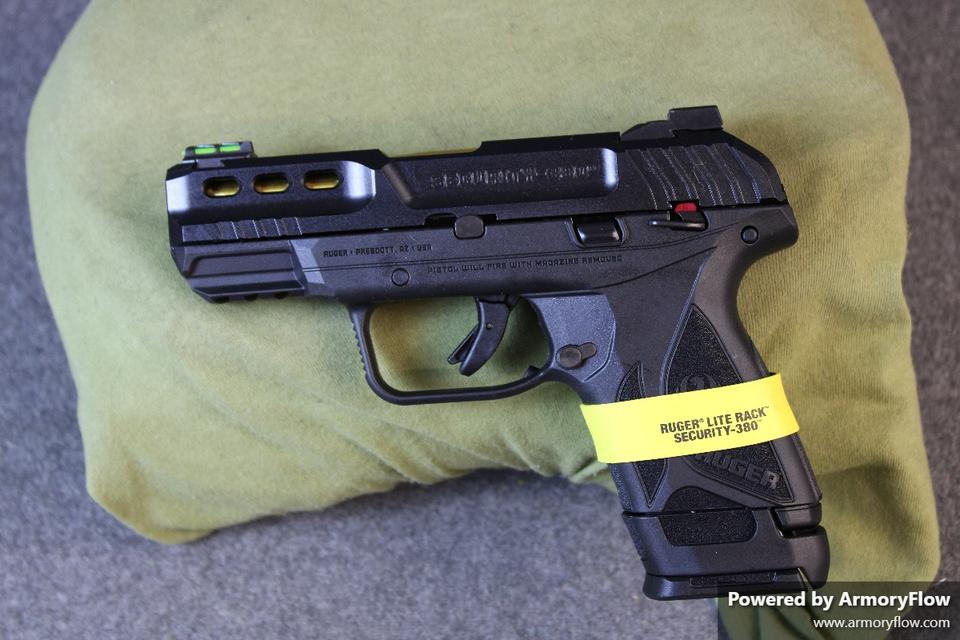 Ruger Ruger Security-380 Black / Gold .380 ACP 3.42" Barrel 10/15-Rounds