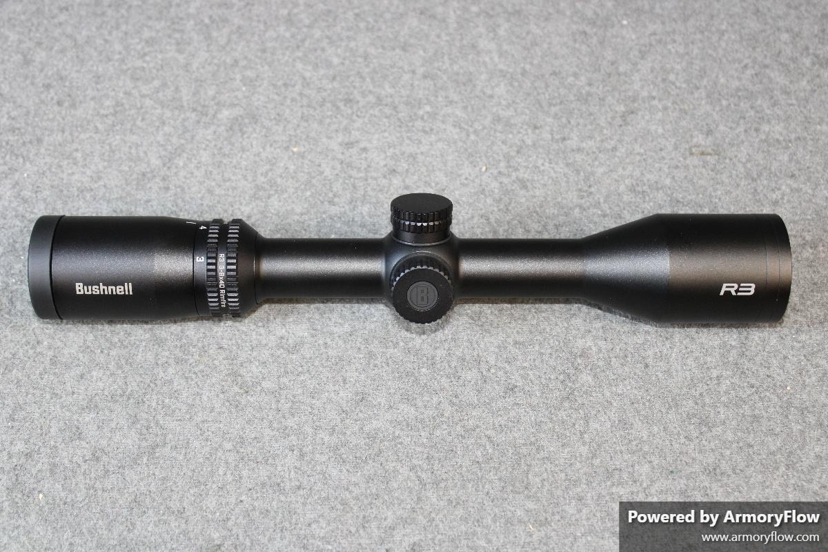 Bushnell R3-3940S4 R3 Black 3-9x 40mm 1″ Tube Drop Zone 22LR Reticle