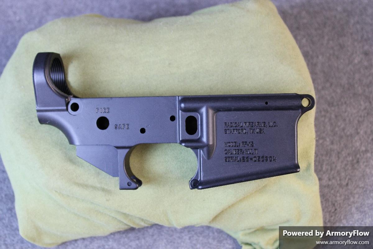 Radical Radical Firearms AR-15 Forged Stripped Lower Receiver