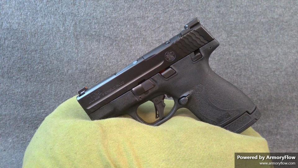 Smith & Wesson Smith & Wesson M&P Shield Plus Optics Ready Thumb Safety 9mm Luger 3.1in Black Pistol 13+1 Rounds