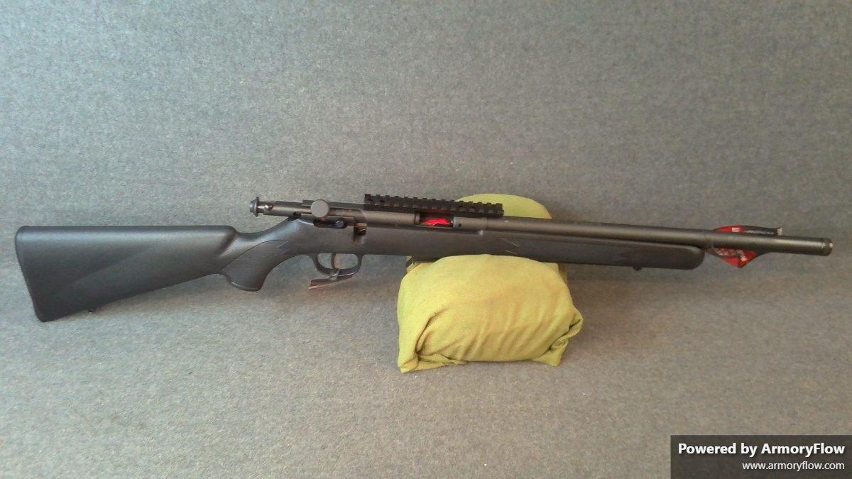 Savage Arms Savage Arms 93 FV-SR Rifle 22 WMR 16.5" Threaded Barrel 5 Round Black Synthetic Stock 93207
